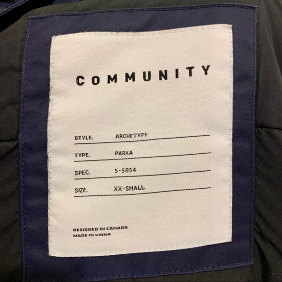 Aritzia Community “Archetype” Winter Jacket [oversize, navy, down feathers] - Picture 14 of 16